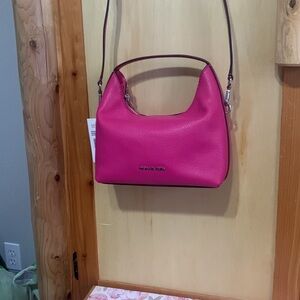 Michael Kors Ember Leather Dragonfruit Bag